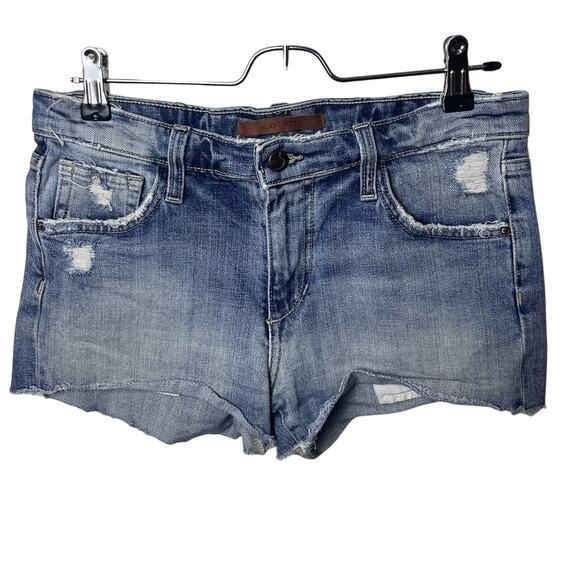 JOE'S Distressed Denim Shorts Women’s Sz 28 Vintage Reserve - Picture 1 of 6